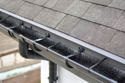 Gutter System on Roof