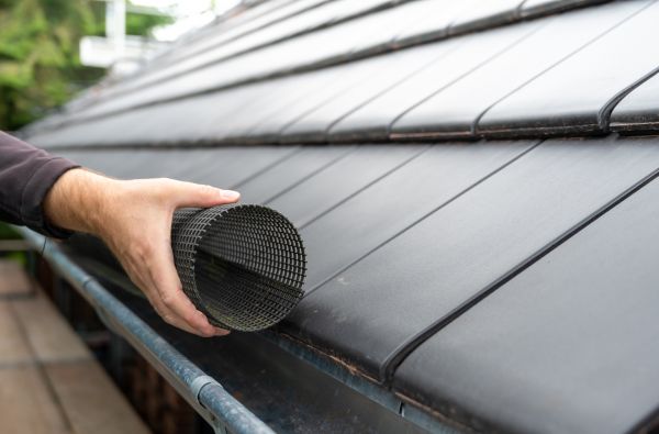 Gutter Mesh Installation in Hartwell