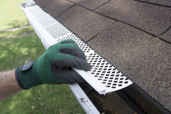Gutter Filter Installation in Hartwell